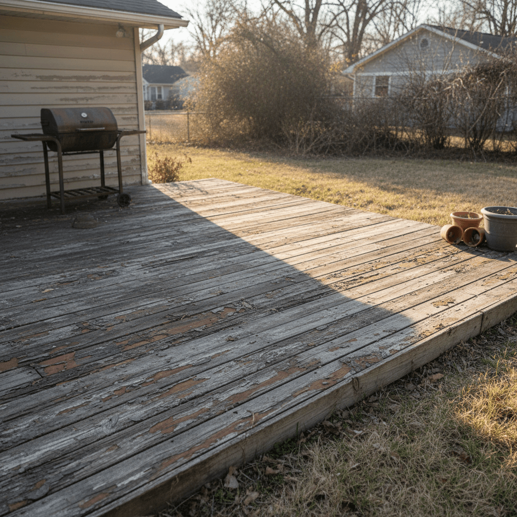 Outdoor Living — before