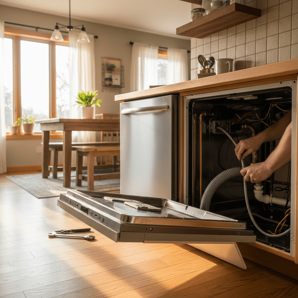 Refrigerator Water Line / Ice Maker Line Install