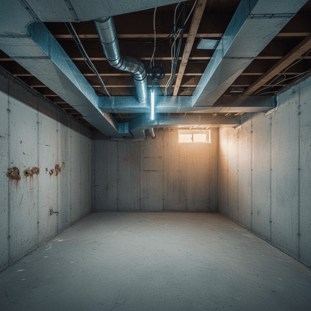 Basement Finishing — before