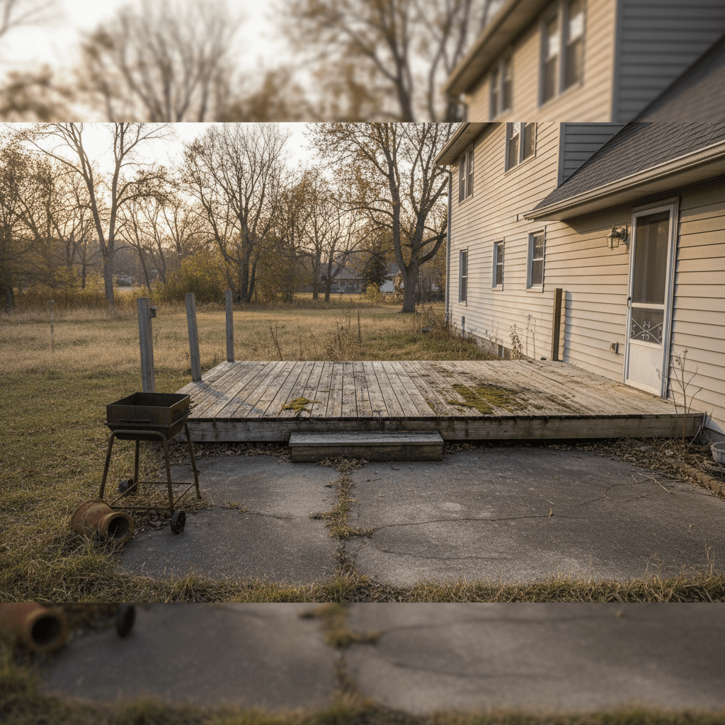 Outdoor Living — before