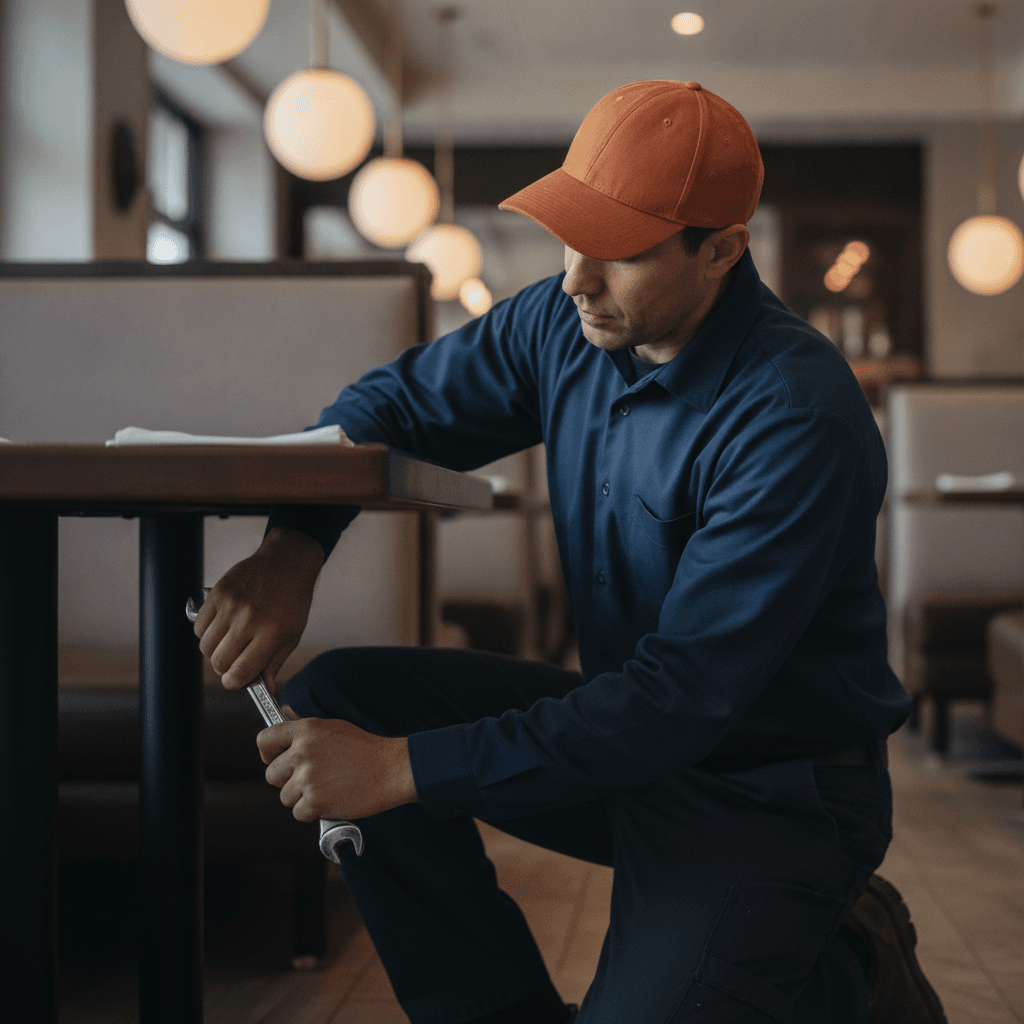 Built Solid commercial handyman — Restaurant repair, off-hours